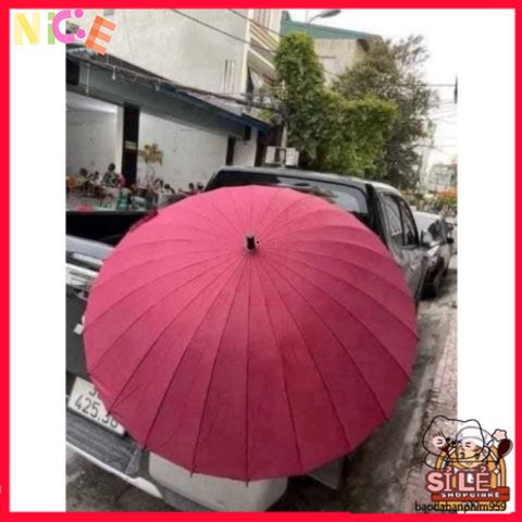 Ô 24 NAN Chống Mưa Siêu Bền - Dù Lớn 115cm, Vải Dù Chống Nắng, Quai Đeo Tiện Lợi, Phụ Kiện Thời Trang Cho Mùa Mưa