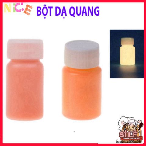 Bột Tô Móng Dạ Quang Phát Sáng Rực Rỡ - 8 Màu Sắc Tươi Sáng, Phụ Kiện Nghệ Thuật Nail DIY, Thích Hợp Cho Lễ Hội Halloween