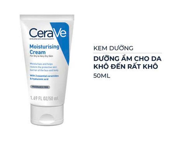 Kem Dưỡng Ẩm CeraVe Cho Da Khô & Nhạy Cảm - Cấp Ẩm & Giữ Ẩm Chuyên Sâu, Phù Hợp Với Da Mặt & Toàn Thân