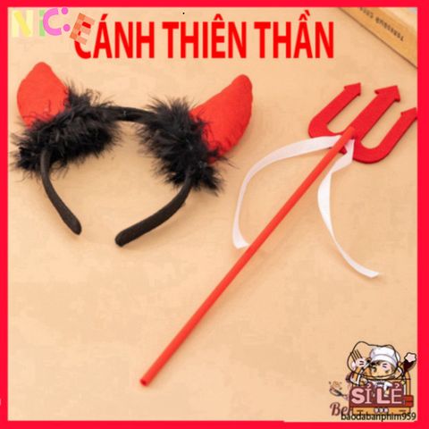 Bộ Cánh Thiên Thần Lông Vũ Trắng - Phụ Kiện Gothic Độc Đáo Cho Lễ Hội Halloween và Các Dịp Đặc Biệt