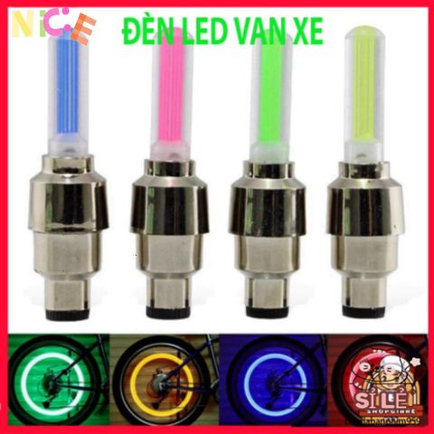 Đèn LED Gắn Bánh Xe Đạp và Xe Máy - Phụ Kiện An Toàn Neon Nhiều Màu Sắc Tự Động Bật Sáng Khi Di Chuyển