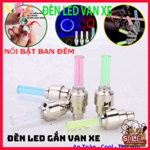 Đèn LED Gắn Bánh Xe Đạp và Xe Máy - Phụ Kiện An Toàn Neon Nhiều Màu Sắc Tự Động Bật Sáng Khi Di Chuyển