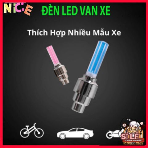 Đèn LED Gắn Bánh Xe Đạp và Xe Máy - Phụ Kiện An Toàn Neon Nhiều Màu Sắc Tự Động Bật Sáng Khi Di Chuyển