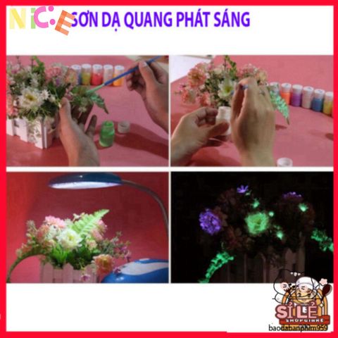 Sơn Dạ Quang Eco AUTU - An Toàn, Phát Sáng Trong Bóng Tối, Chuyên Dụng Cho Trang Trí Epoxy, Acrylic và Nghệ Thuật Thủ Công
