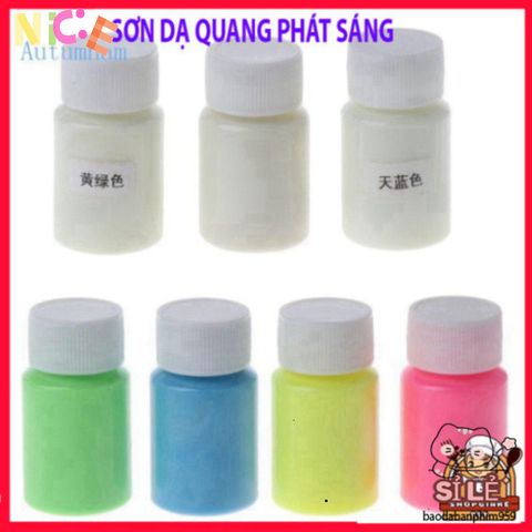 Sơn Dạ Quang Eco AUTU - An Toàn, Phát Sáng Trong Bóng Tối, Chuyên Dụng Cho Trang Trí Epoxy, Acrylic và Nghệ Thuật Thủ Công
