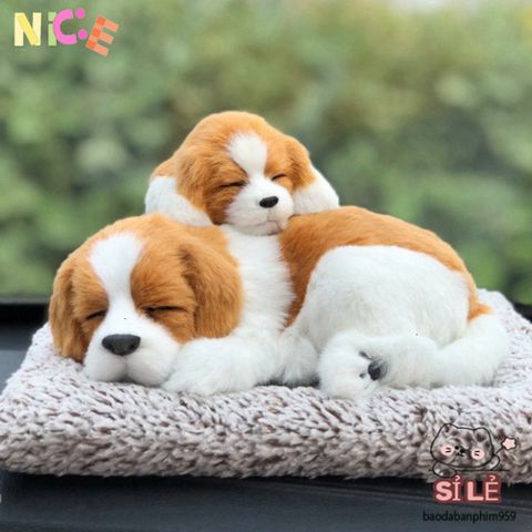 Cún Đôi Chứa Than Hoạt Tính - Bông Gấu Trang Trí Khử Mùi Dễ Thương Cho Ô Tô và Nhà Cửa, Phụ Kiện Tiện Ích Hàng Ngày
