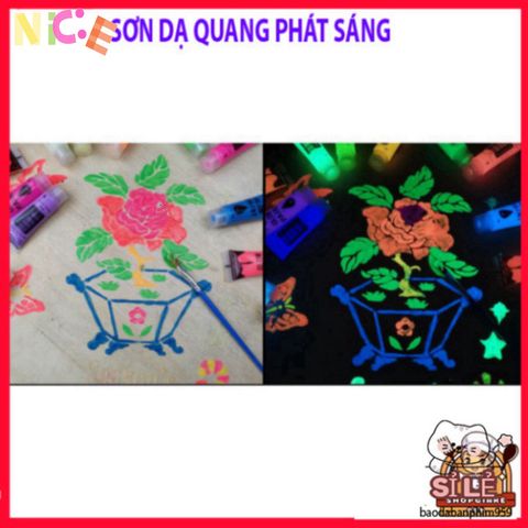 Sơn Dạ Quang 15G An Toàn Phản Xạ Gốc Nước - Nổi Bật Trong Bóng Tối, Dễ Dàng Sử Dụng, Thích Hợp Cho Tiệc Tối và Hoạt Động Ngoài Trời