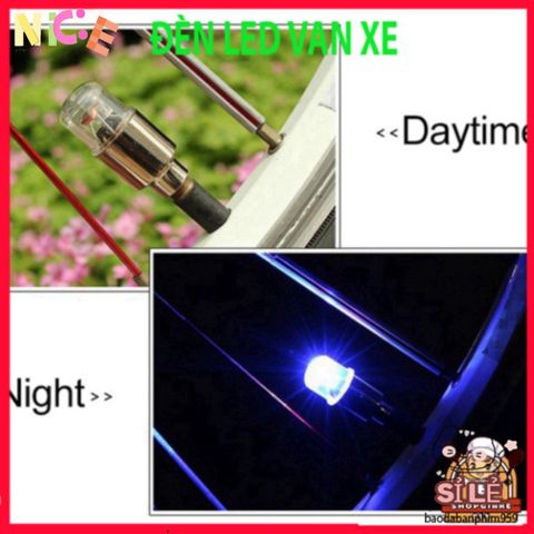 Đèn LED Chiếu Sáng Gắn Nắp Van Bánh Xe Đạp, Xe Máy, Ô Tô - Trang Trí An Toàn và Nổi Bật cho Phương Tiện của Bạn