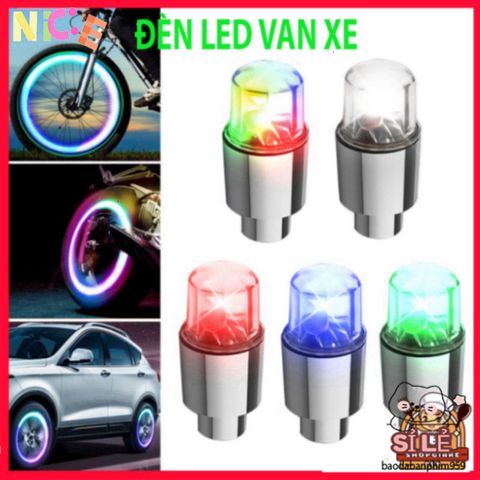 Đèn LED Chiếu Sáng Gắn Nắp Van Bánh Xe Đạp, Xe Máy, Ô Tô - Trang Trí An Toàn và Nổi Bật cho Phương Tiện của Bạn