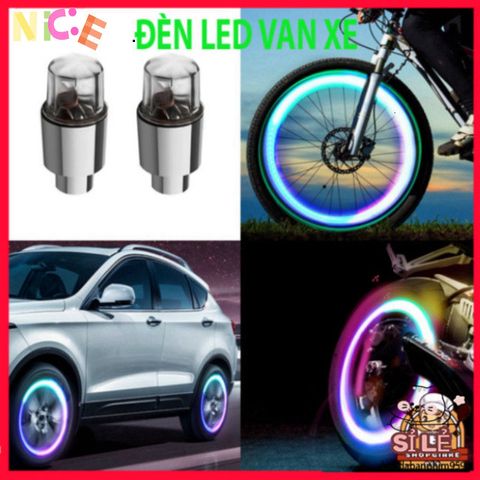 Đèn LED Chiếu Sáng Gắn Nắp Van Bánh Xe Đạp, Xe Máy, Ô Tô - Trang Trí An Toàn và Nổi Bật cho Phương Tiện của Bạn