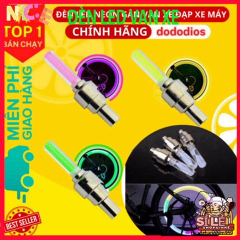 Đèn LED Neon Gắn Van Xe Đạp, Xe Máy - Tự Động Phát Sáng An Toàn, Chống Thấm Nước - DoDoDios Chính Hãng
