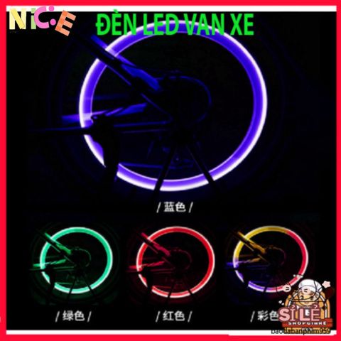 Bộ Đèn LED Trang Trí Bánh Xe Ô Tô, Xe Máy - Bộ 2 hoặc 4 Cái, Phong Cách Thể Thao Siêu Sáng, An Toàn Và Nổi Bật