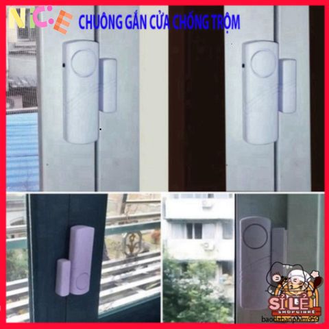 Thiết Bị Báo Động Từ Tính An Toàn 90dB - Chuông Cửa & Cửa Sổ Bảo Vệ Gia Đình, Âm Thanh Cảnh Báo Lớn, Dễ Dàng Lắp Đặt