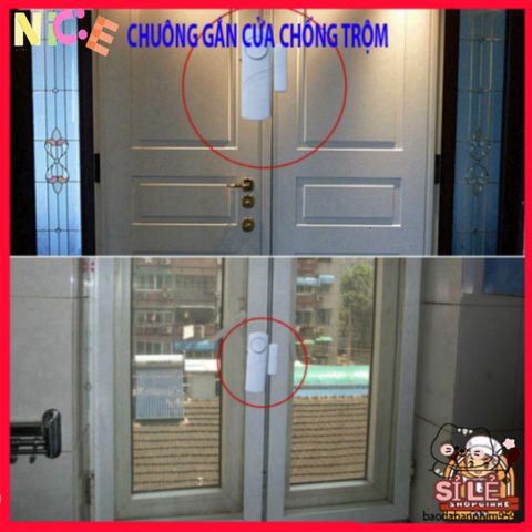 Thiết Bị Báo Động Từ Tính An Toàn 90dB - Chuông Cửa & Cửa Sổ Bảo Vệ Gia Đình, Âm Thanh Cảnh Báo Lớn, Dễ Dàng Lắp Đặt