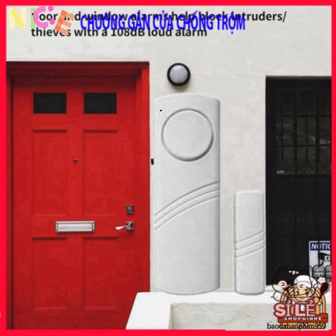 Thiết Bị Báo Động Từ Tính An Toàn 90dB - Chuông Cửa & Cửa Sổ Bảo Vệ Gia Đình, Âm Thanh Cảnh Báo Lớn, Dễ Dàng Lắp Đặt