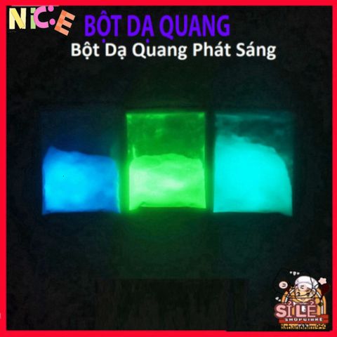 Bột Dạ Quang Mịn 10g - Bột Phát Sáng Nhiều Màu Tỏa Sáng Trong Bóng Tối, Trang Trí Nội Thất, Tiệc Tùng, Nghệ Thuật Sáng Tạo