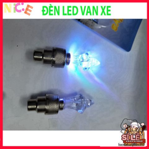 Đèn LED Gắn Van Bánh Xe 7 Màu - Phụ Kiện Trang Trí Ô Tô, Xe Máy, Xe Đạp Tự Động Phát Sáng Khi Di Chuyển, Chống Nước An Toàn.