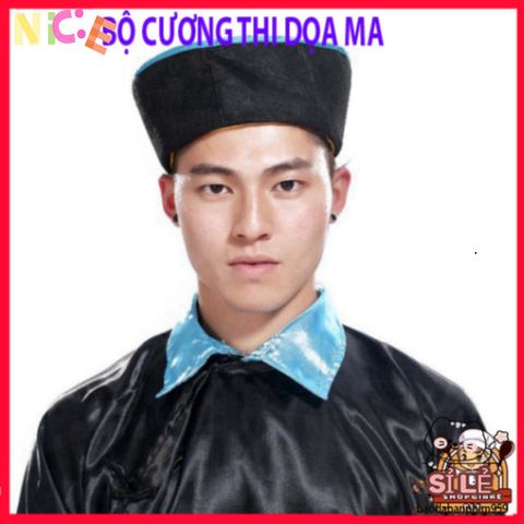 Bộ Trang Phục Halloween Hắc Bạch Vô Thường - Diêm Vương Cosplay Kinh Điển Dành Cho Người Lớn, Dọa Ma Hoàn Hảo
