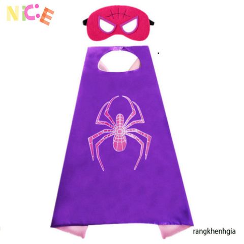 Bộ Trang Phục Siêu Nhân Kèm Mặt Nạ Vải Cho Bé - Hóa Thân Người Nhện, Iron Man, Captain America, Thời Trang Cosplay Rực Rỡ