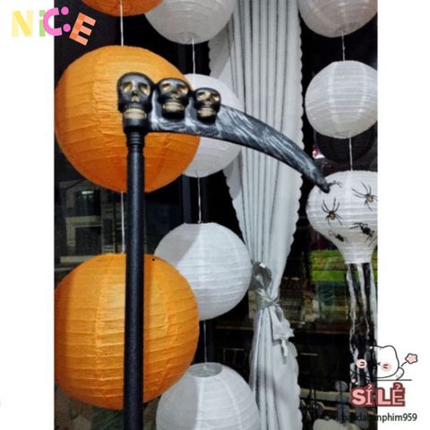 Bộ Trang Phục Halloween Thần Chết - Áo Choàng, Mặt Nạ và Lưỡi Hái Độc Đáo cho Buổi Tiệc Hóa Trang và Lễ Hội Kinh Dị