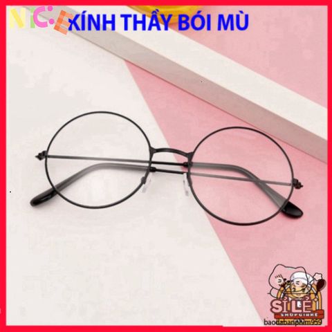 Kính Tròn Kim Loại Không Độ Dành Cho Nữ - Phụ Kiện Thời Trang Nhiều Màu Sắc Cá Tính và Hiện Đại