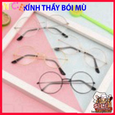 Kính Tròn Kim Loại Không Độ Dành Cho Nữ - Phụ Kiện Thời Trang Nhiều Màu Sắc Cá Tính và Hiện Đại