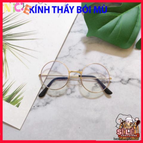 Kính Tròn Kim Loại Không Độ Dành Cho Nữ - Phụ Kiện Thời Trang Nhiều Màu Sắc Cá Tính và Hiện Đại