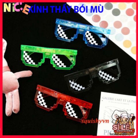 Kính Thug Life LED Phát Sáng - Kính Dự Tiệc 6 Chấm & 3 Chấm Kỳ Bí, Phụ Kiện Thời Trang Độc Đáo Cho Mọi Sự Kiện Hội Hè