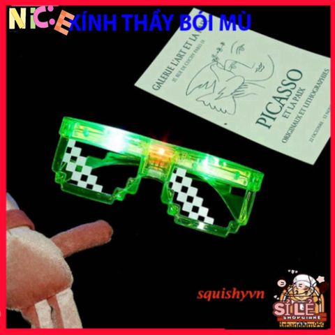 Kính Thug Life LED Phát Sáng - Kính Dự Tiệc 6 Chấm & 3 Chấm Kỳ Bí, Phụ Kiện Thời Trang Độc Đáo Cho Mọi Sự Kiện Hội Hè