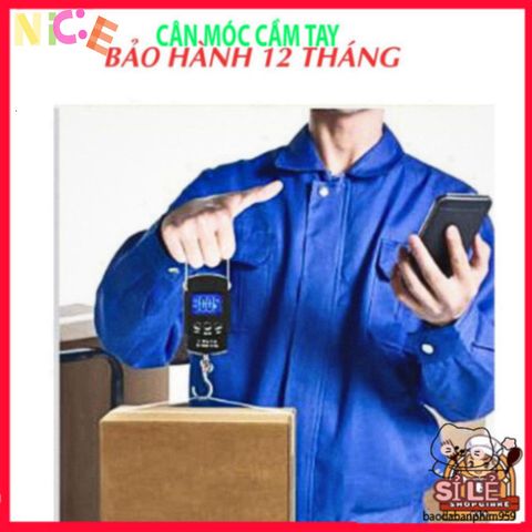 Cân Điện Tử Mini Xách Tay Thông Minh Có Móc Treo và Thước Đo - Cân Đo Hành Lý, Thực Phẩm, Tiện Lợi Khi Mua Sắm