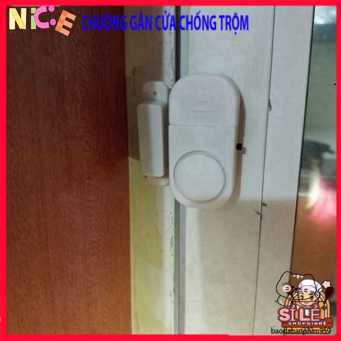 Chuông Cửa An Ninh Chống Trộm Dễ Lắp - Thiết Bị Báo Động 105dB, An Toàn Cho Gia Đình, Hỗ Trợ Quản Lý An Ninh Tại Nhà