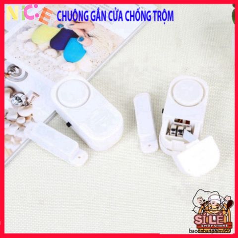 Chuông Cửa An Ninh Chống Trộm Dễ Lắp - Thiết Bị Báo Động 105dB, An Toàn Cho Gia Đình, Hỗ Trợ Quản Lý An Ninh Tại Nhà