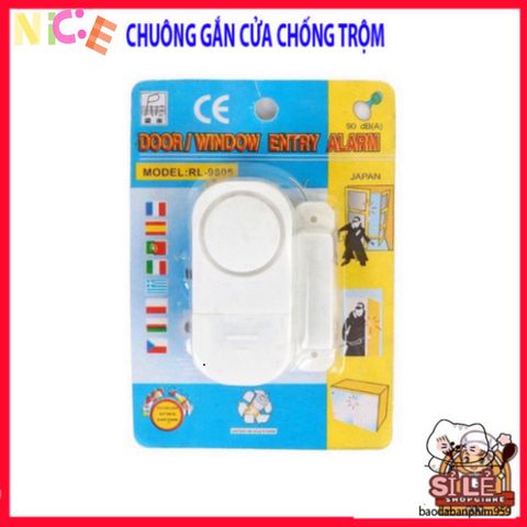 Chuông Cửa An Ninh Chống Trộm Dễ Lắp - Thiết Bị Báo Động 105dB, An Toàn Cho Gia Đình, Hỗ Trợ Quản Lý An Ninh Tại Nhà
