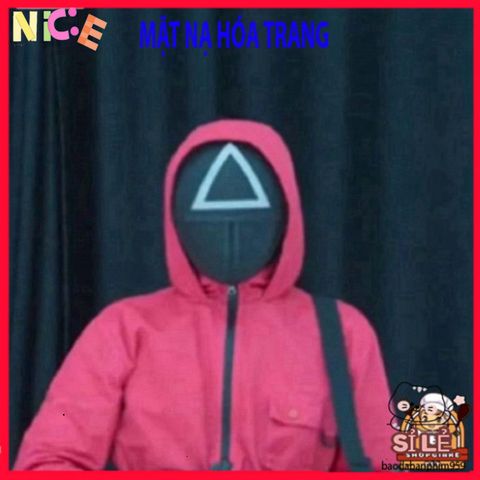 Mặt Nạ Che Mặt Game Show Câu Mực - Cosplay Halloween Độc Đáo Cho Tiệc Tùng và Sự Kiện Hóa Trang