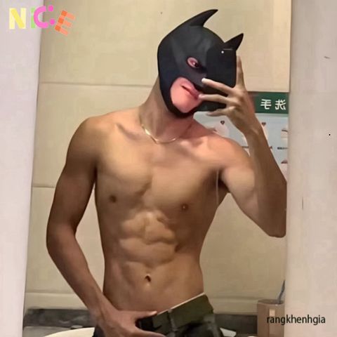 Mặt Nạ Latex Gợi Cảm Dành Cho Nam - Phụ Kiện Biểu Diễn Sân Khấu Thời Trang Black Batman PT524