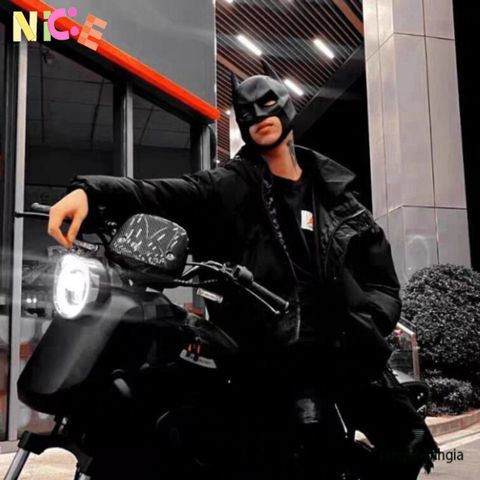 Mặt Nạ Latex Gợi Cảm Dành Cho Nam - Phụ Kiện Biểu Diễn Sân Khấu Thời Trang Black Batman PT524