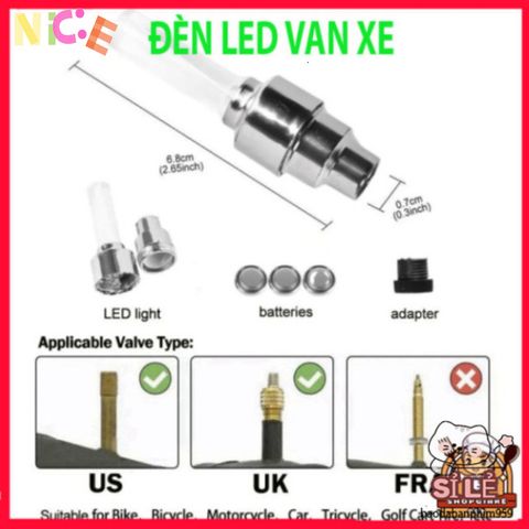 Đèn LED Kích Hoạt Chuyển Động Cho Bánh Xe - Phụ Kiện An Toàn Đêm Cho Ô Tô, Xe Máy, Xe Đạp - Ánh Sáng Neon Độc Đáo