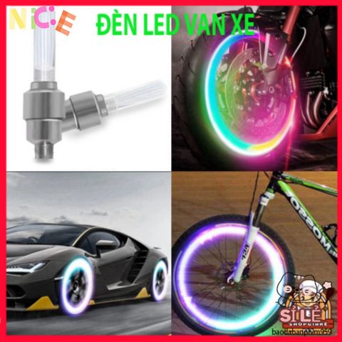 Đèn LED Kích Hoạt Chuyển Động Cho Bánh Xe - Phụ Kiện An Toàn Đêm Cho Ô Tô, Xe Máy, Xe Đạp - Ánh Sáng Neon Độc Đáo
