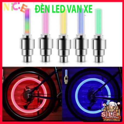 Đèn LED Kích Hoạt Chuyển Động Cho Bánh Xe - Phụ Kiện An Toàn Đêm Cho Ô Tô, Xe Máy, Xe Đạp - Ánh Sáng Neon Độc Đáo