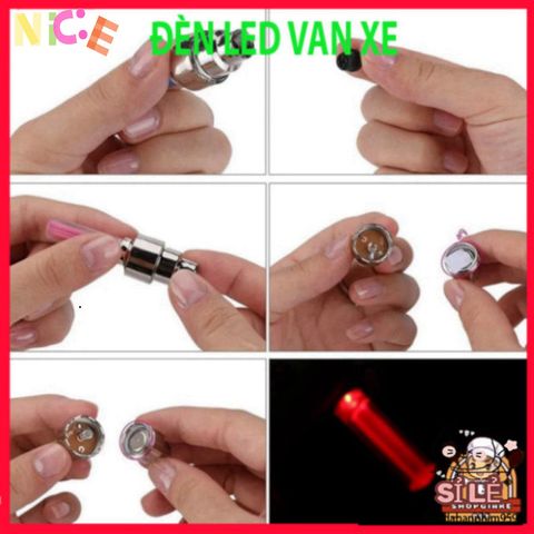 Đèn LED Kích Hoạt Chuyển Động Cho Bánh Xe - Phụ Kiện An Toàn Đêm Cho Ô Tô, Xe Máy, Xe Đạp - Ánh Sáng Neon Độc Đáo