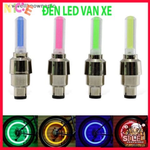 Đèn Bánh Xe Đạp LED Cảm Biến Chuyển Động - Phụ Kiện An Toàn Cho Xe Đạp Leo Núi, Nhiều Màu Sắc, Thân Thiện Với Môi Trường