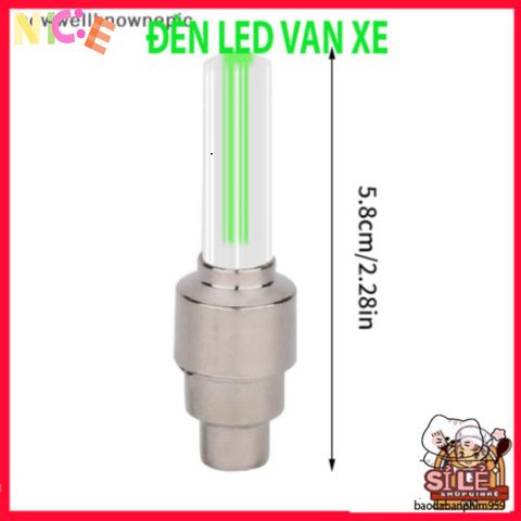Đèn Bánh Xe Đạp LED Cảm Biến Chuyển Động - Phụ Kiện An Toàn Cho Xe Đạp Leo Núi, Nhiều Màu Sắc, Thân Thiện Với Môi Trường