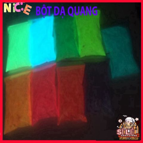 Bột Dạ Quang Phát Sáng 50g và 100g - Tạo Điểm Nhấn Lung Linh Trong Đêm - Sáng Tạo Không Giới Hạn