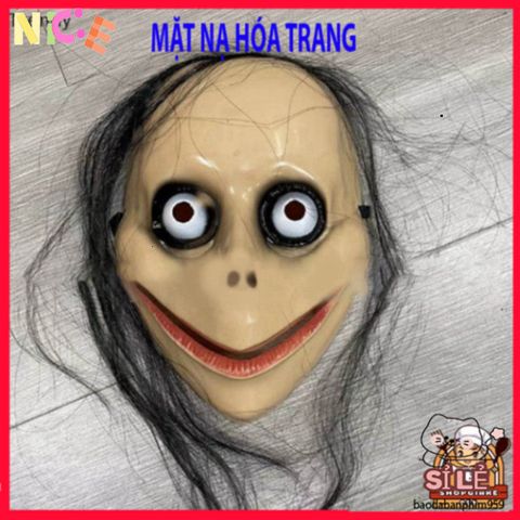 Mặt Nạ Halloween Kiểu Tóc Dài Bí Ẩn V Form Dễ Thương - Phụ Kiện Cosplay Độc Đáo Cho Tiệc Ma Quái