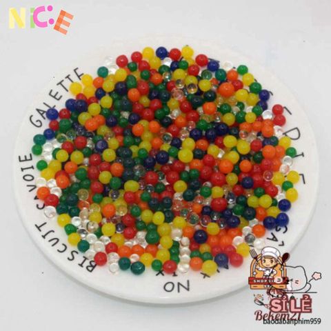 Hạt Nở Khổng Lồ 50g - Hạt Pha Lê Trang Trí Hoa Cảnh Thú Vị, Kích Thước 6-11mm - Đồ Chơi Phát Triển Giác Quan Trẻ Em
