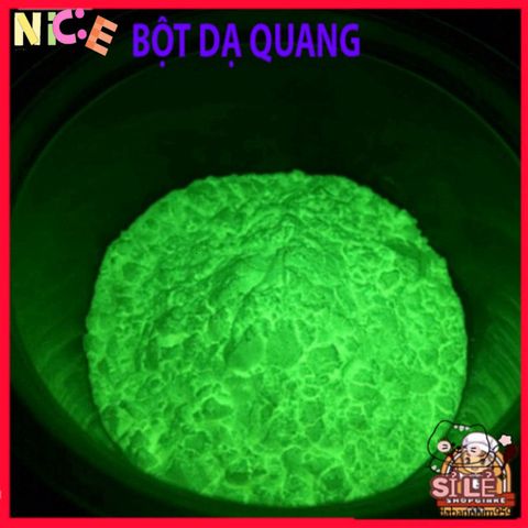 Bột Dạ Quang 100g - Phát Sáng Trong Đêm, Nguyên Liệu An Toàn Cho Sáng Tạo và Trang Trí, Tính Ứng Dụng Cao