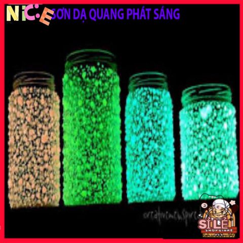 Sơn Dạ Quang 60g - Sơn Trang Trí Phát Sáng Đêm Đa Màu: Xanh Lá, Xanh Dương, Hồng, Tím - Sáng Tạo Nghệ Thuật Rực Rỡ