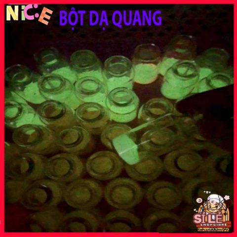 Bột Phát Quang Neon 20g - Bột Dạ Quang Siêu Mạnh Cho Nghệ Thuật Sáng Tạo, Phát Sáng Trong Bóng Tối - Dùng Cho Thủy Tinh, Gỗ, Giấy