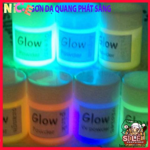 Sơn Dạ Quang 9 Màu Phát Sáng 22ml - Chất Lượng Cao, An Toàn Cho Sáng Tạo Nghệ Thuật và Trang Trí Đêm Tối