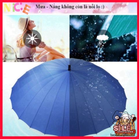 Ô Che Mưa 24 Nan Cao Cấp - Bền Bỉ Chống UV, Thiết Kế Thông Minh, Thời Trang Mọi Thời Tiết, Bảo Vệ An Toàn Dưới Mưa